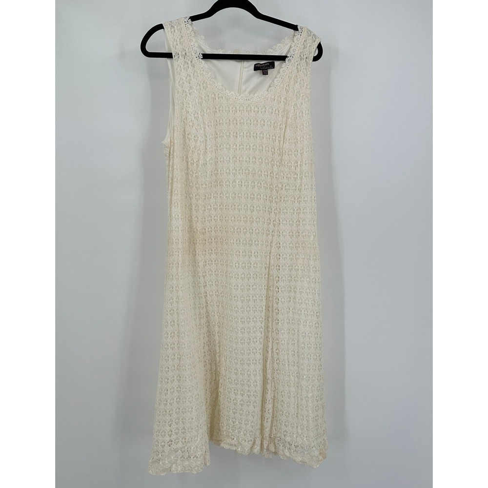 Signature by Robbie Bee Womens Cottagecore Lace Dress Size 22W Bridal Graduation
